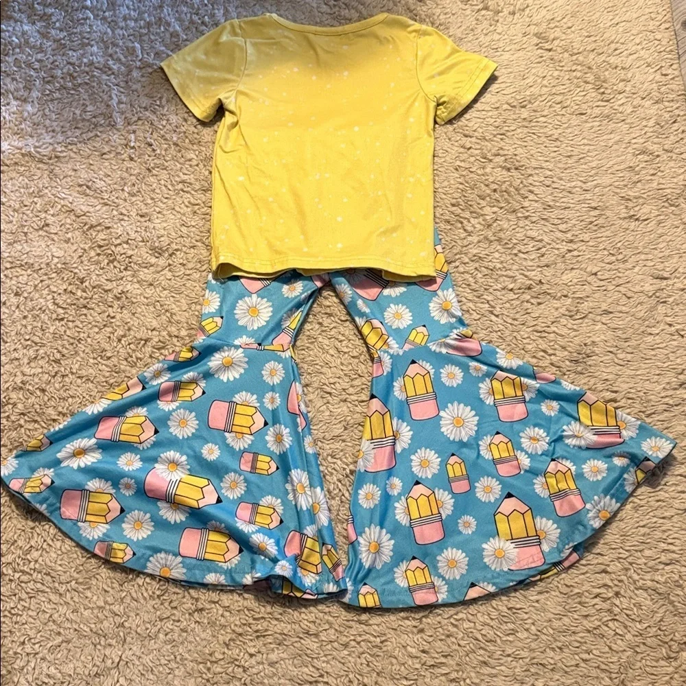 Toddler Peace Love Learn Outfit Set